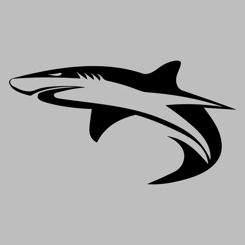 Requin - conception de géométrie vectorielle