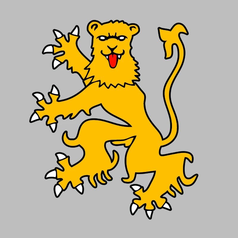 Lion OR drapeau aveyron
