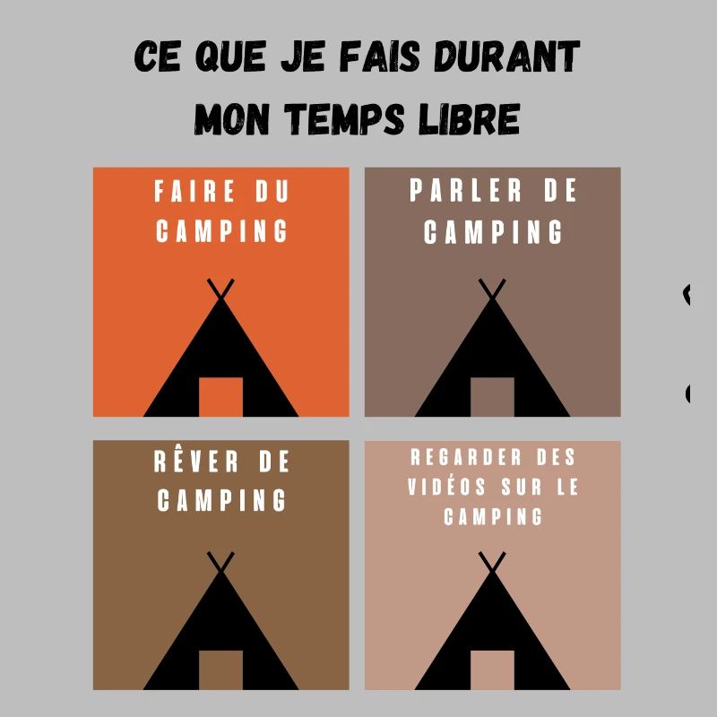 ce que je fais durant mon temps libre camping
