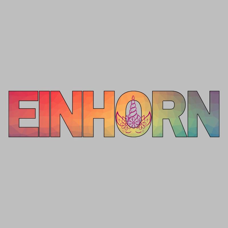 Regenbogen-Einhorn-Magie
