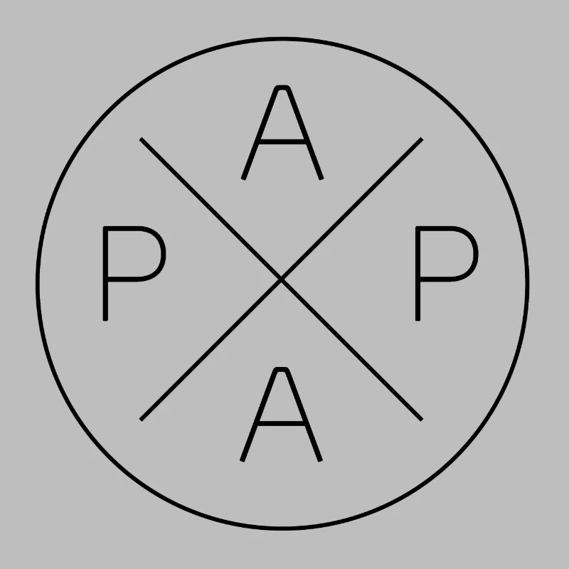 Papa Logo Vater Geburt Geschenkidee