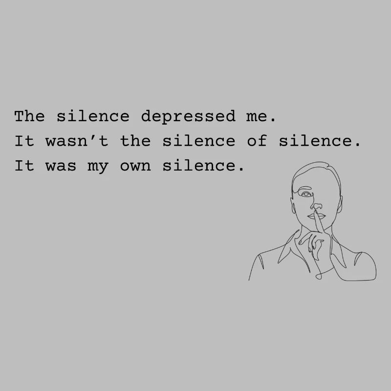 Sylvia Plath - Silence