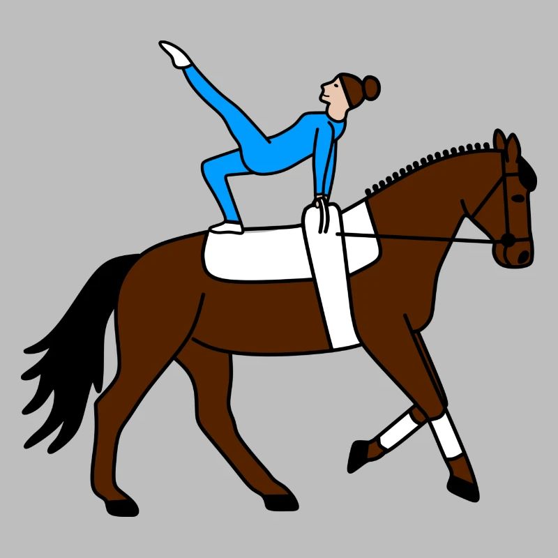 Cavalage à cheval - cadeau de chevaux Volti