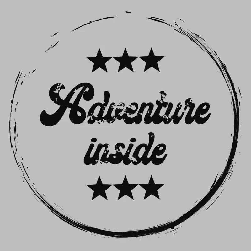 Aventure aventure inside comme l’inscription Grunge