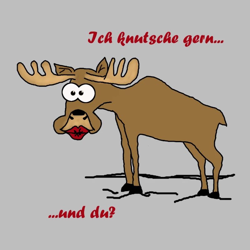 Knutschender Elch