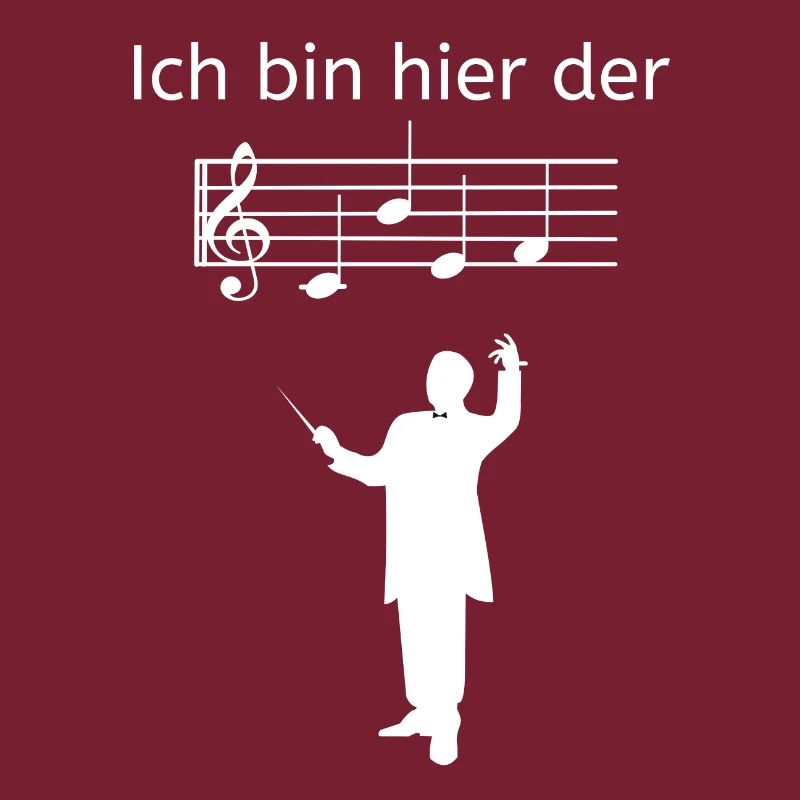 Ich bin hier der Chef Geschenk Dirigent Chorleiter