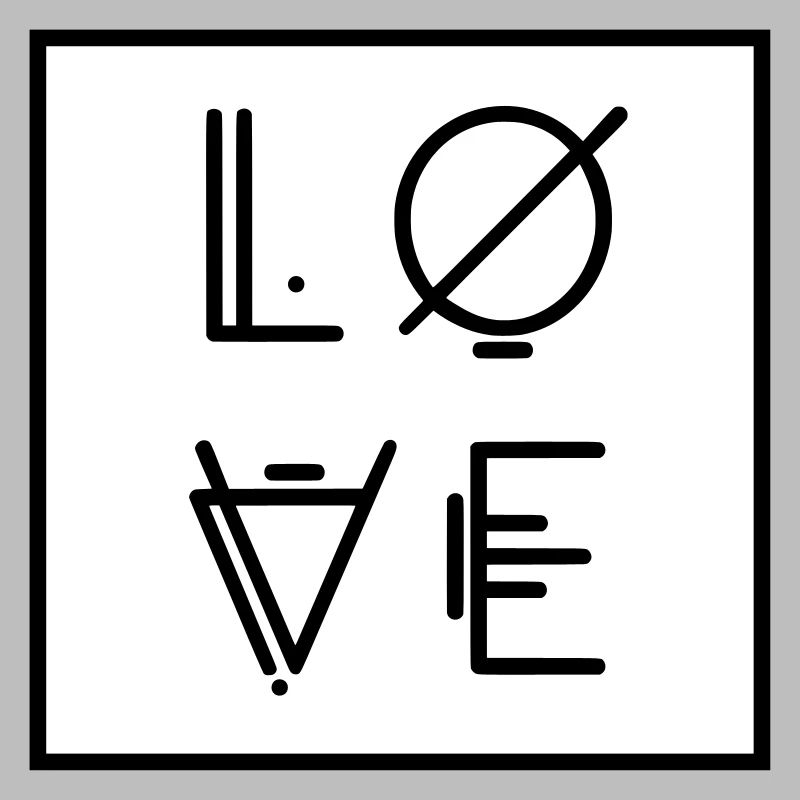 Love Liebe - abstrakte Kunst Vektorgraphik Vector