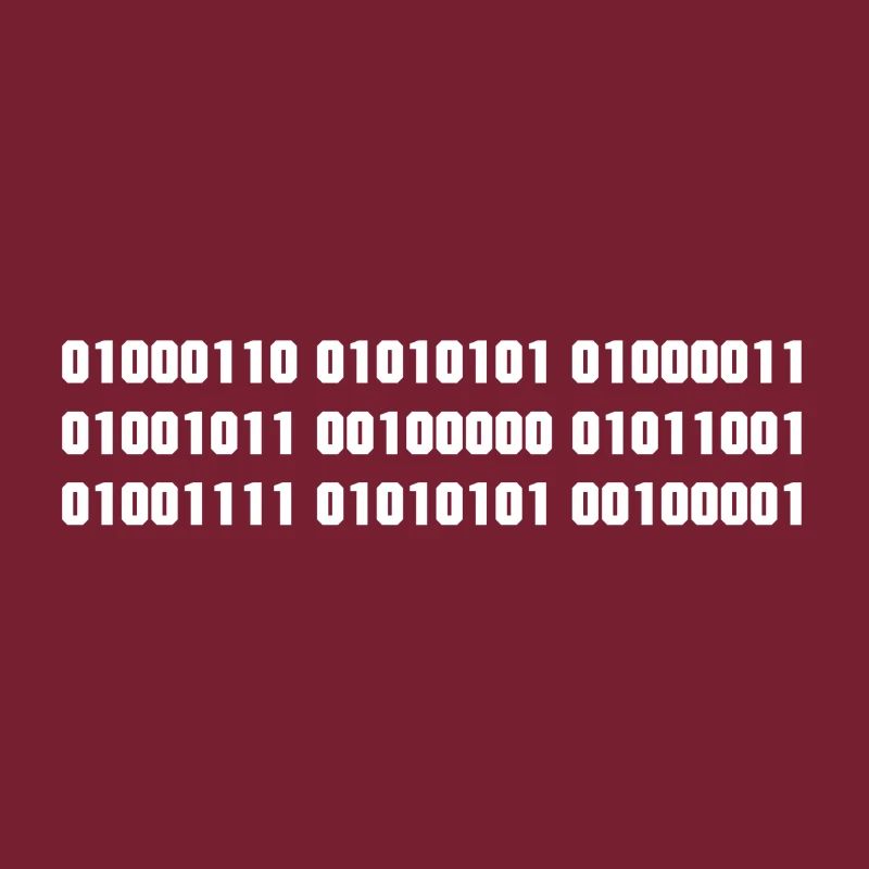 Fuck you binary code