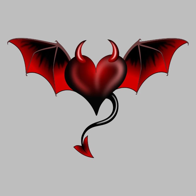 Heart Devil Satan Lucifer Evil