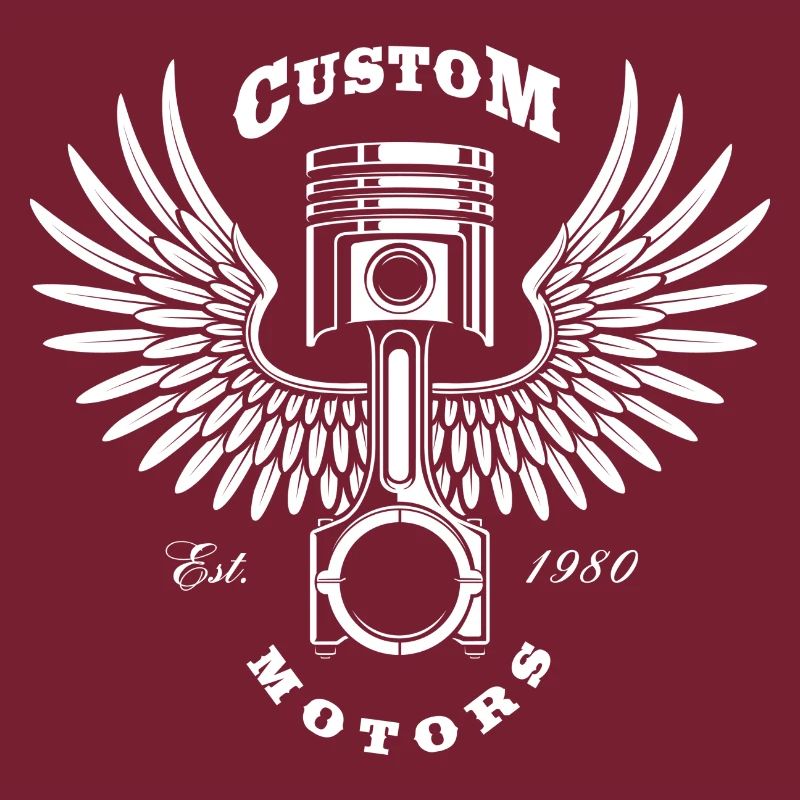 piston avec ailes