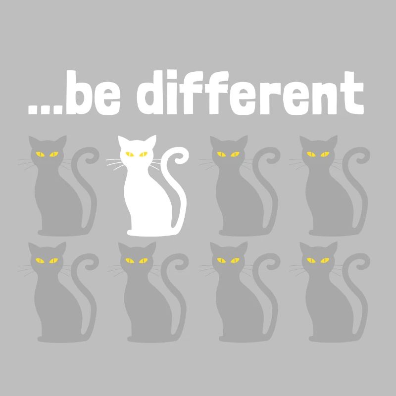 Être différent que chat