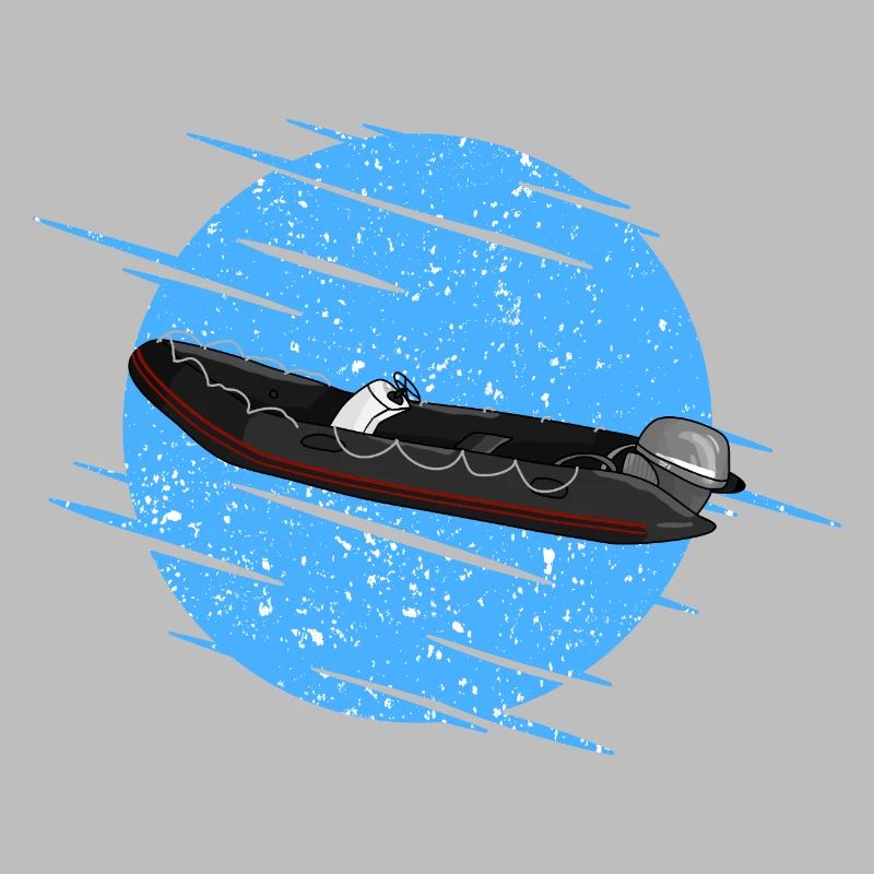Schlauchboot Motorboot