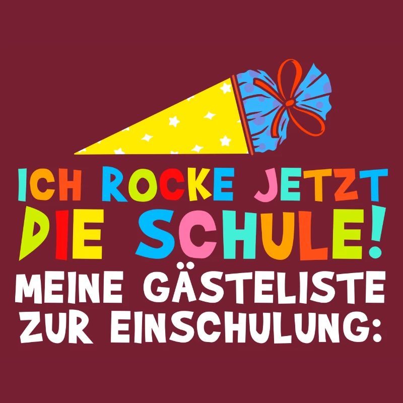 Ich Rocke Jetzt Die Schule Einschulung Gästebuch