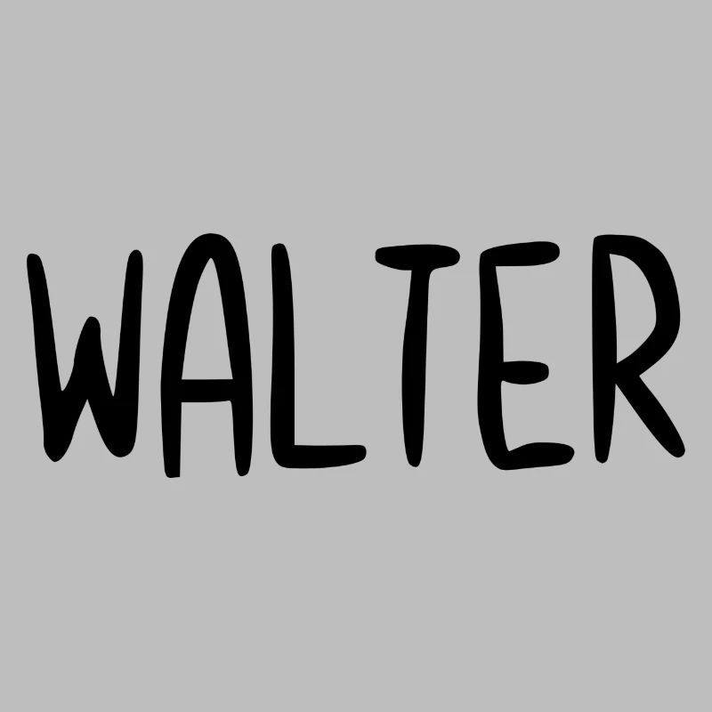 Walter Custom Name Font Text Birthday
