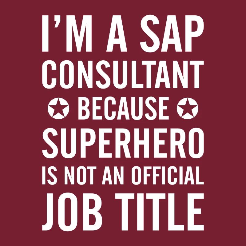 I'm a sap consultant Buchhalter Beruf Geschenk