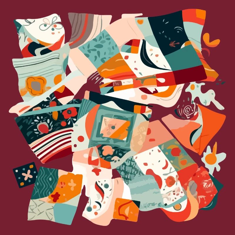 Fabric patchwork