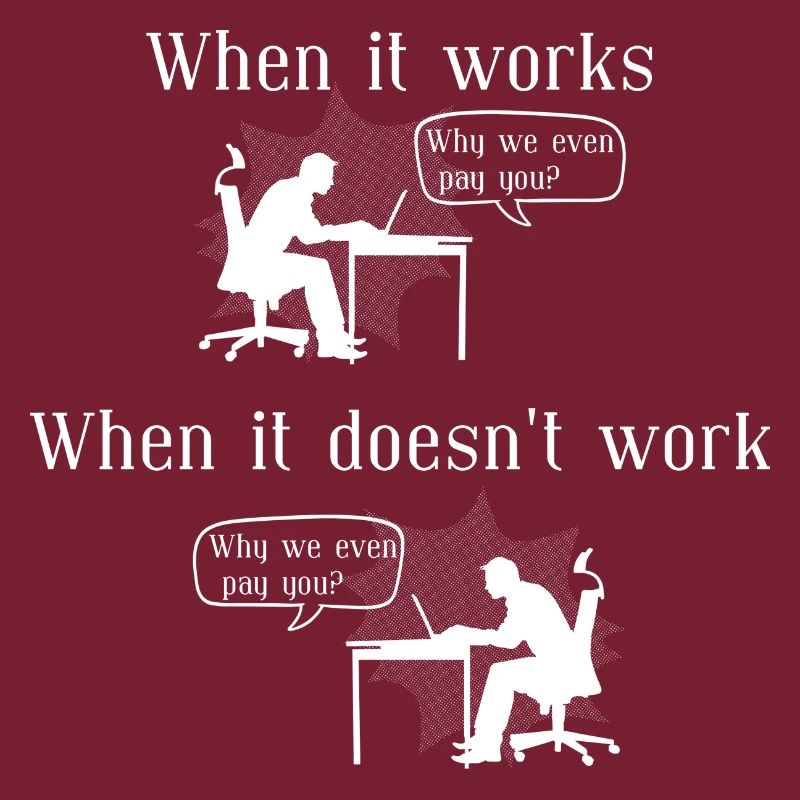 Pourquoi nous vous payons même - chemise de programmation - codage