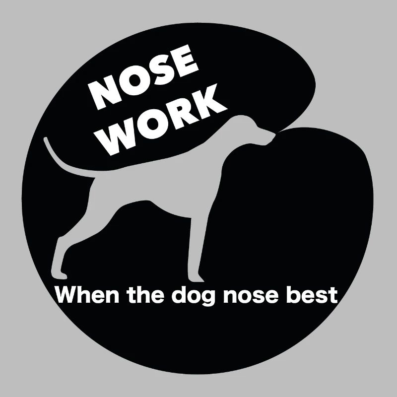 Nose Work Logo noir