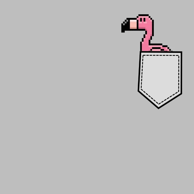 Pixel Flamingo