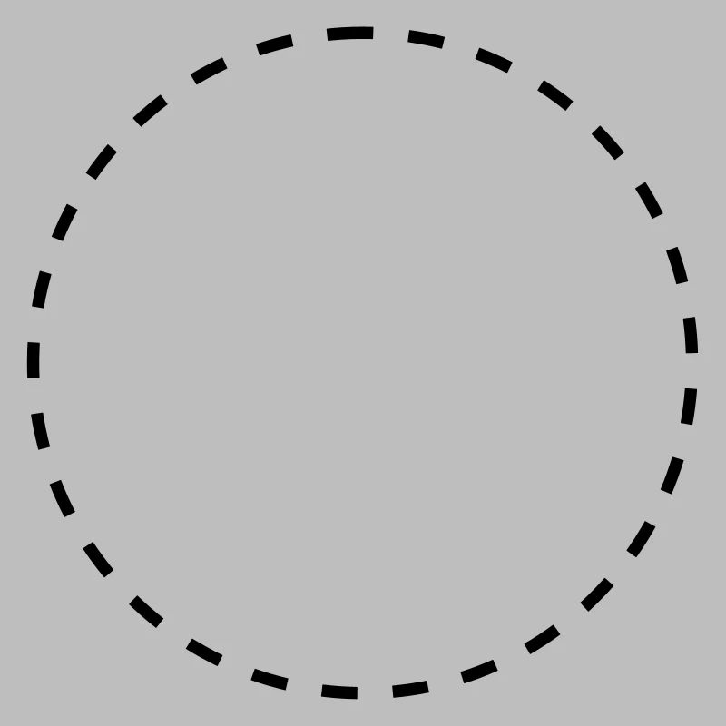 Dashed circle