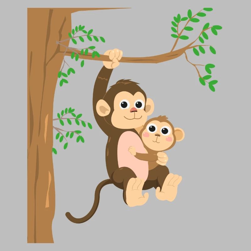 Retour à la conception du singe de la jungle