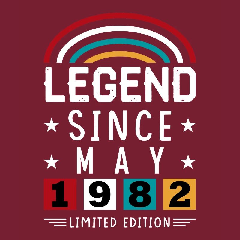 1982 Legend Since Geburtstag Geschenk Mai