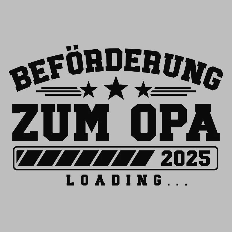 Beförderung zum Opa 2025 loading