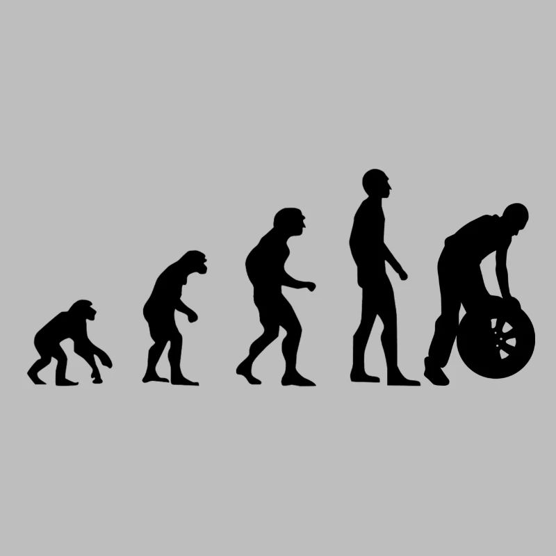 Evolution Mechaniker - KFZ - Auto - Geschenkidee