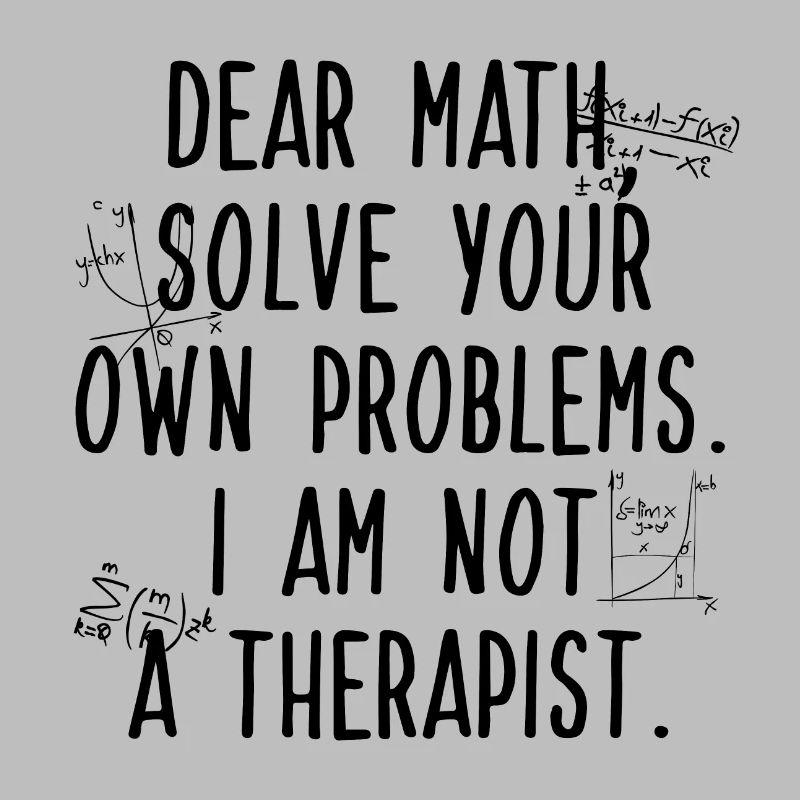 Chère Math, résolvez votre propre problème