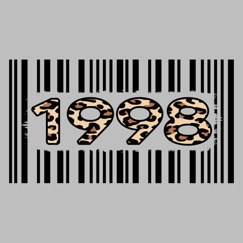 1998 Anniversaire 24 ans Barcode Leopard