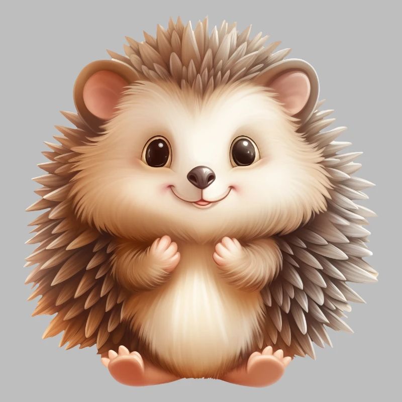 Süsser sitzender Igel