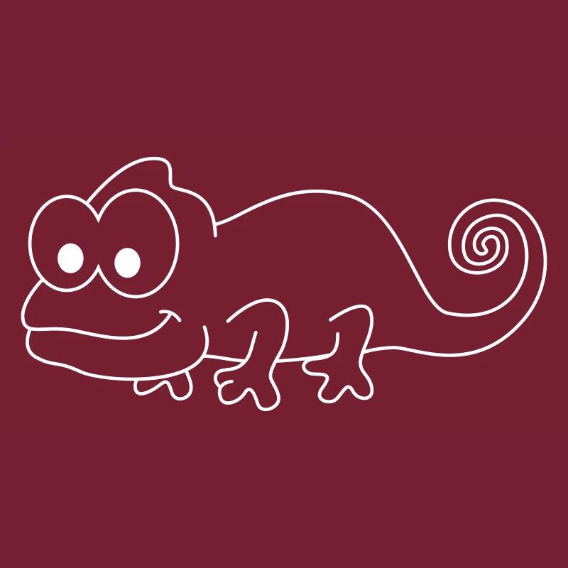 Chameleon Comic Animal