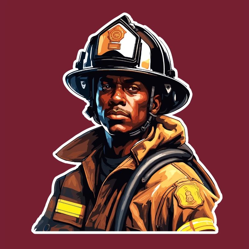 Firefighter / Fire / Fire / Extinguish / Hero
