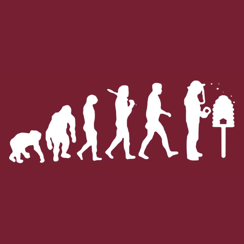 Evolution Imker Geschenk Shirt