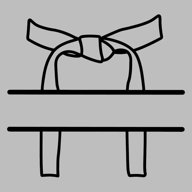 Transparentes Band oder Obi