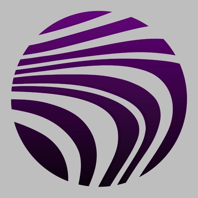 Psychedelic Pattern Violet Gradient