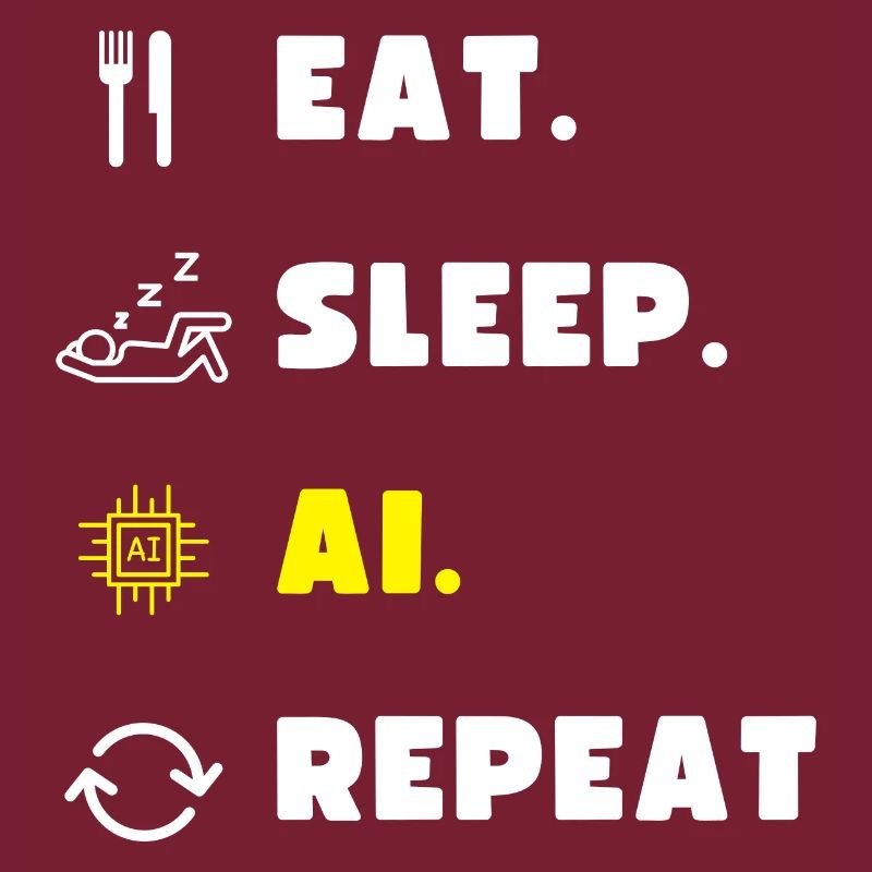 AI Künstliche Intelligenz Coding Geschenk lustig