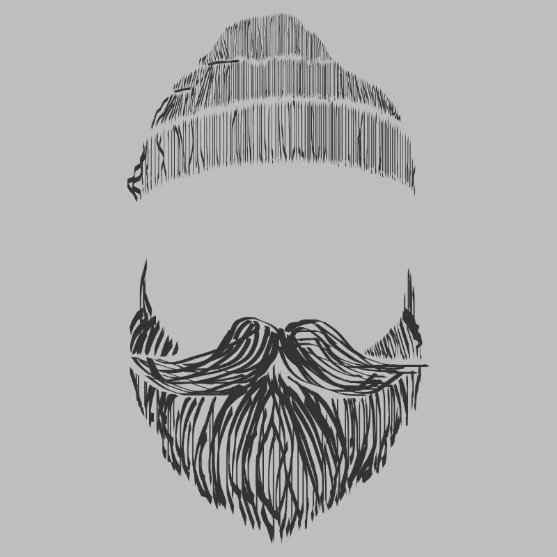 Beard with cap