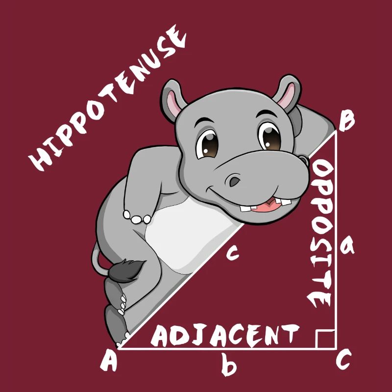 Hippotenuse Cool Fun Shirt Pythagoras Mathe Lovers