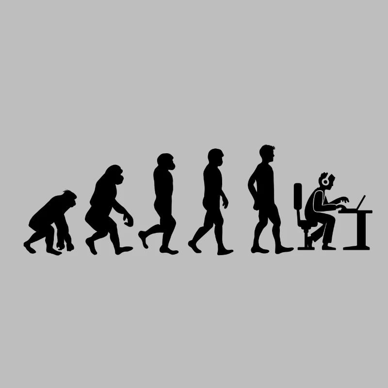 Evolution zum Gamer Geschenkidee Internet