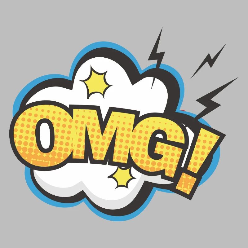 Bulle de dialogue omg éclair