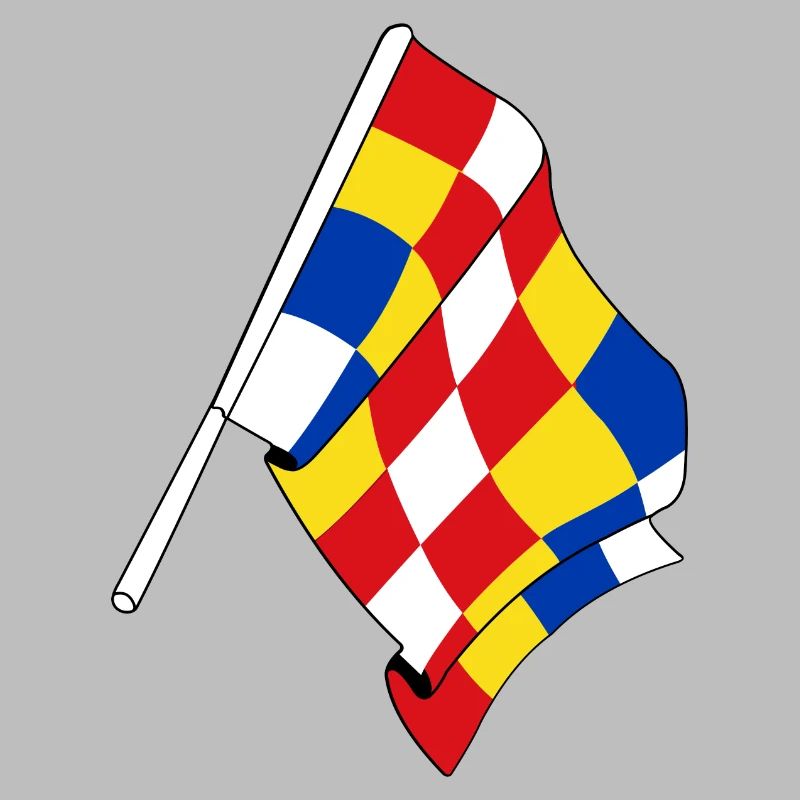 Drapeau Anvers Belgique