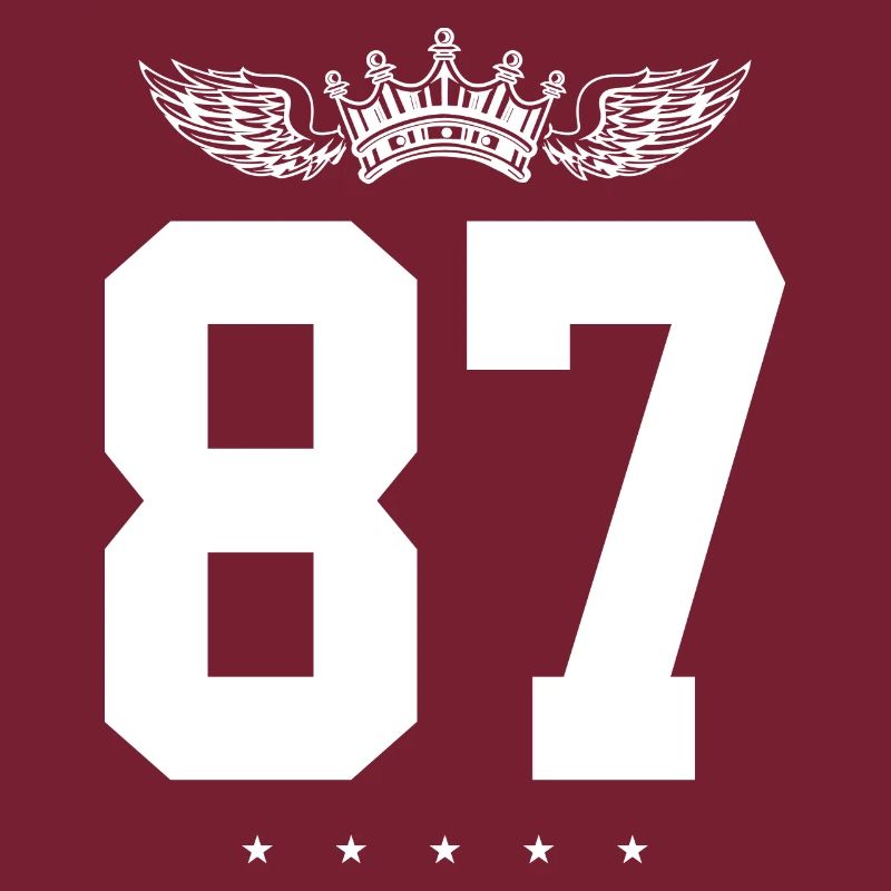 87 Number crown