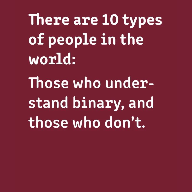 Understand Binary Web Developer Coder