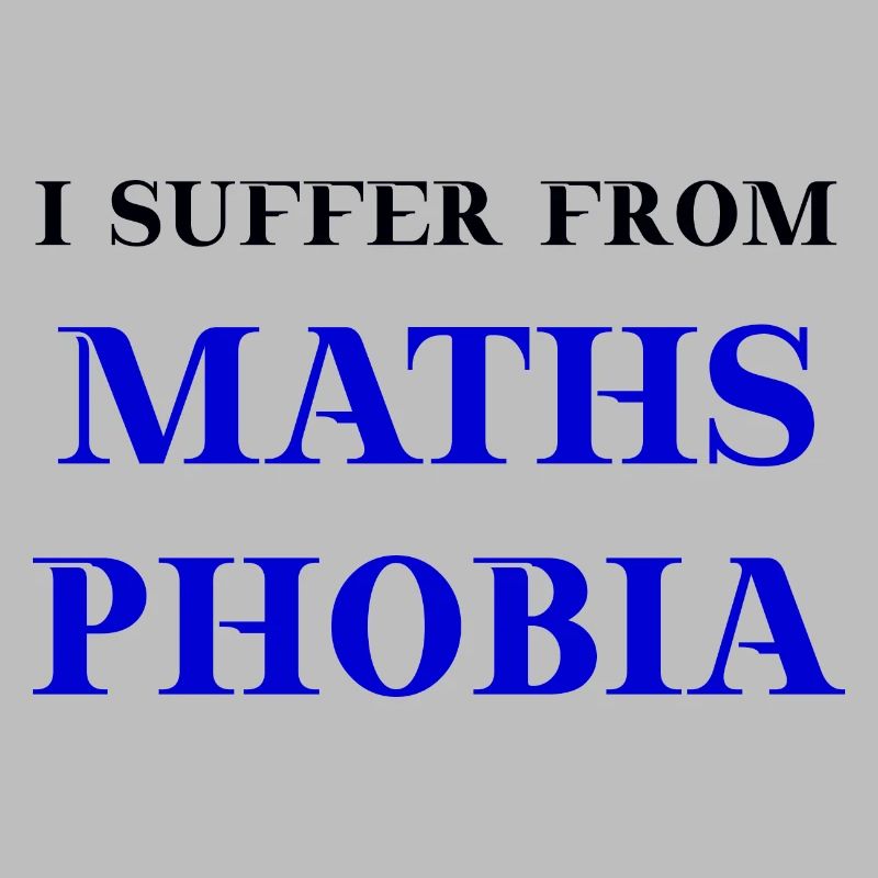 math phobie idée cadeau drôle math drôle