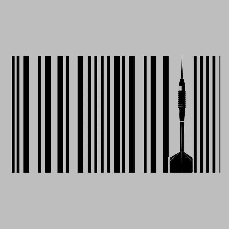 Fléchettes Joueur de fléchettes Fléchettes « Dart-Barcode-Dartcode »