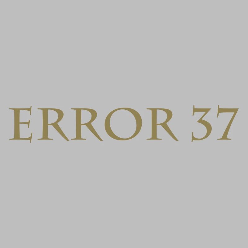 Error 37