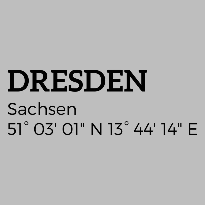 Dresden Saxony coordinates