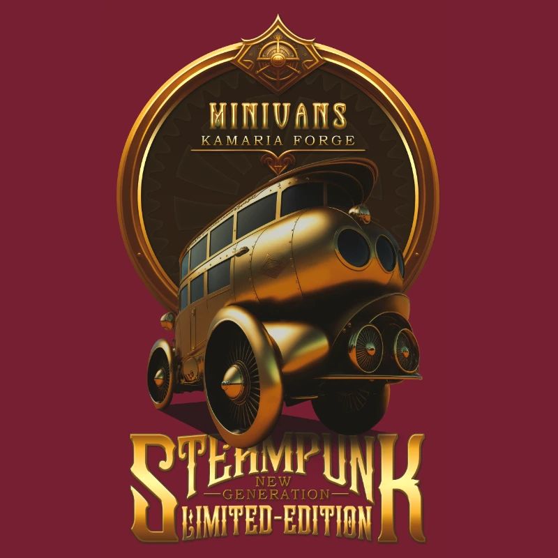 STEAMPUNK OLDTIMER OLDTIMER RETRO MINIVANS