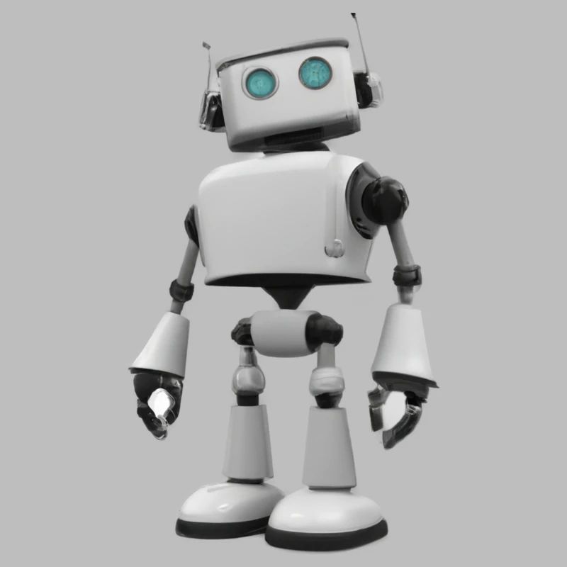 Robot 3D en blanc